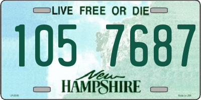 NH license plate 1057687