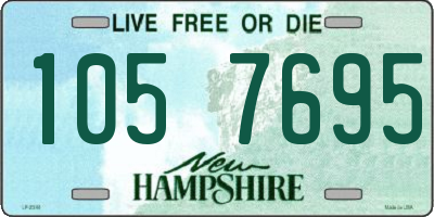 NH license plate 1057695