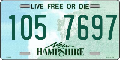NH license plate 1057697