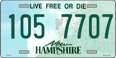 NH license plate 1057707