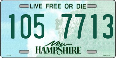 NH license plate 1057713