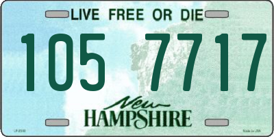 NH license plate 1057717