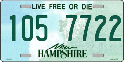 NH license plate 1057722