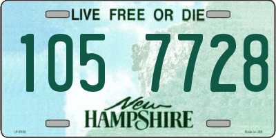 NH license plate 1057728