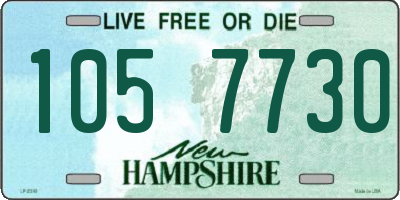 NH license plate 1057730