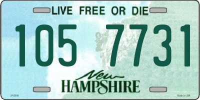 NH license plate 1057731