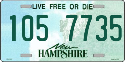 NH license plate 1057735