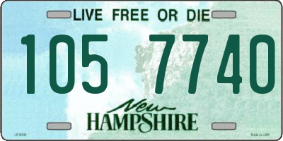 NH license plate 1057740
