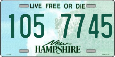 NH license plate 1057745