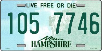 NH license plate 1057746
