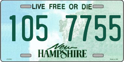 NH license plate 1057755
