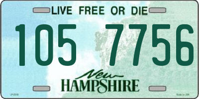 NH license plate 1057756