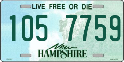 NH license plate 1057759