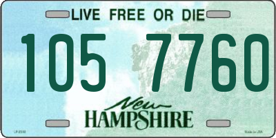 NH license plate 1057760