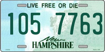 NH license plate 1057763