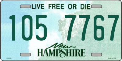 NH license plate 1057767