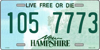 NH license plate 1057773