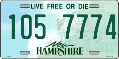 NH license plate 1057774