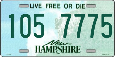 NH license plate 1057775