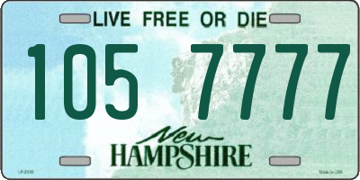 NH license plate 1057777