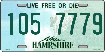 NH license plate 1057779