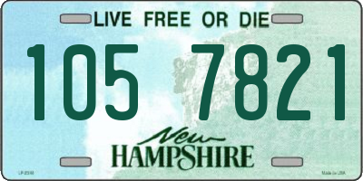 NH license plate 1057821
