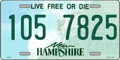NH license plate 1057825