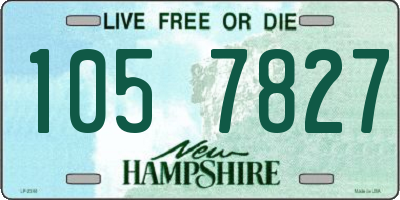 NH license plate 1057827