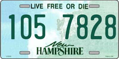 NH license plate 1057828