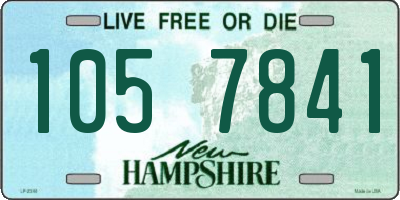 NH license plate 1057841