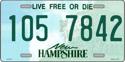 NH license plate 1057842