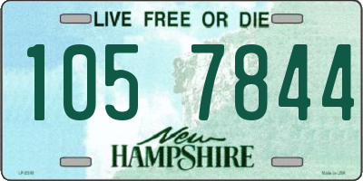 NH license plate 1057844