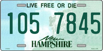 NH license plate 1057845
