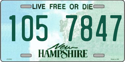 NH license plate 1057847