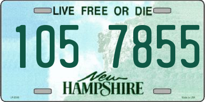 NH license plate 1057855