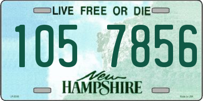 NH license plate 1057856