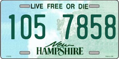 NH license plate 1057858