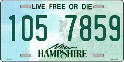 NH license plate 1057859