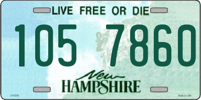 NH license plate 1057860