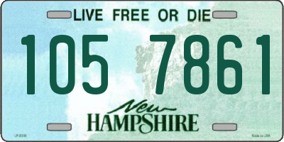 NH license plate 1057861