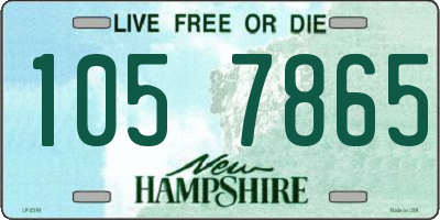 NH license plate 1057865