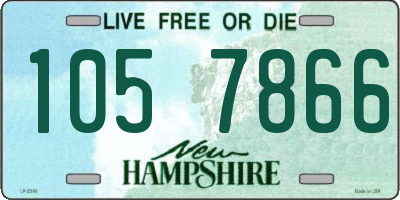 NH license plate 1057866