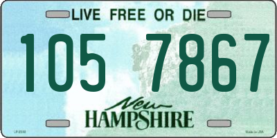 NH license plate 1057867