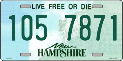 NH license plate 1057871