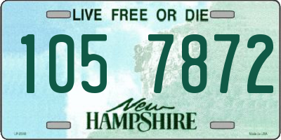 NH license plate 1057872