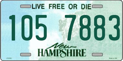 NH license plate 1057883