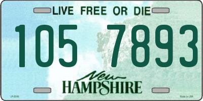 NH license plate 1057893