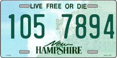 NH license plate 1057894