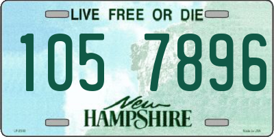 NH license plate 1057896