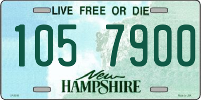 NH license plate 1057900